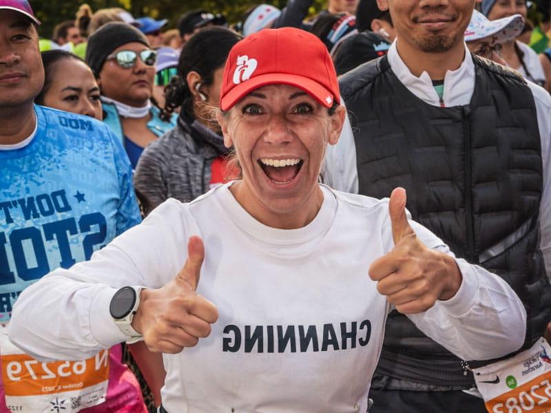 Channing Muller survived two heart attacks despite not having any major risk factors. Since then, she has finished eight marathons. (Photo courtesy of Channing Muller)